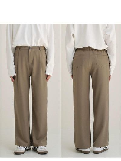 Zhou Bootcut Versatile Pants-korean-fashion-Pants-Zhou's Closet-OH Garments