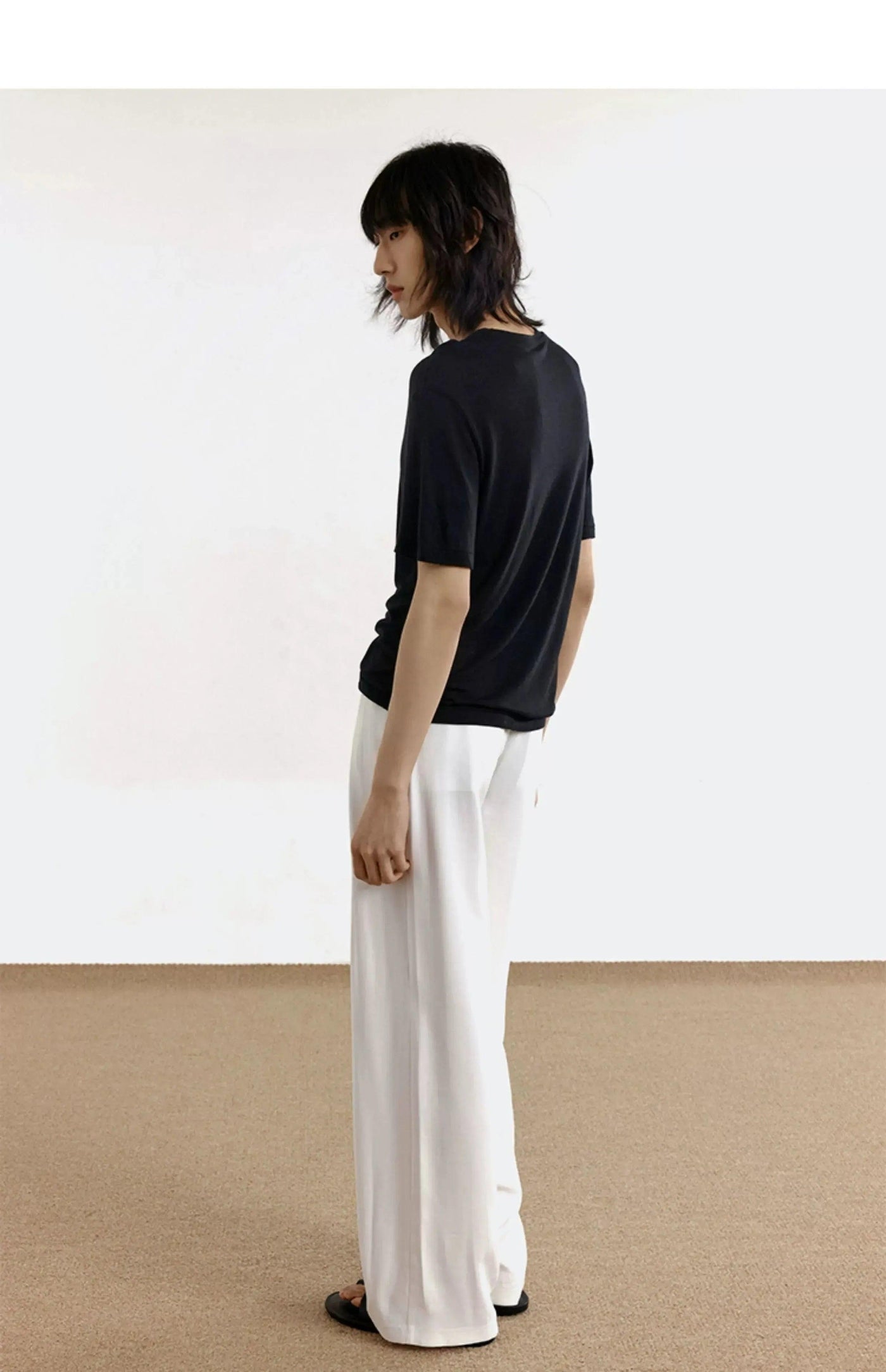 Zhou Breathable Belted Pleated Pants-korean-fashion-Pants-Zhou's Closet-OH Garments