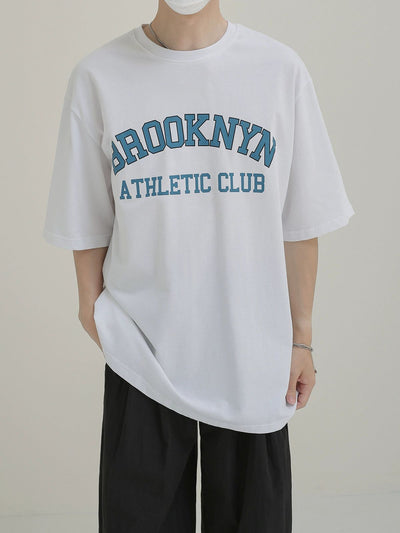 Zhou Brooknyn Athletic Club T-Shirt-korean-fashion-T-Shirt-Zhou's Closet-OH Garments