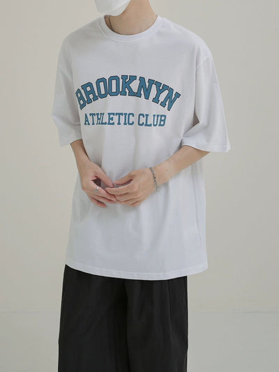 Zhou Brooknyn Athletic Club T-Shirt-korean-fashion-T-Shirt-Zhou's Closet-OH Garments