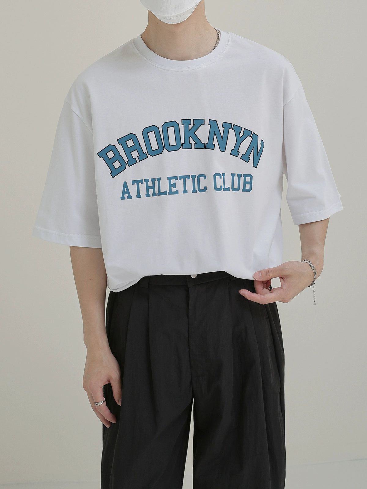 Zhou Brooknyn Athletic Club T-Shirt-korean-fashion-T-Shirt-Zhou's Closet-OH Garments