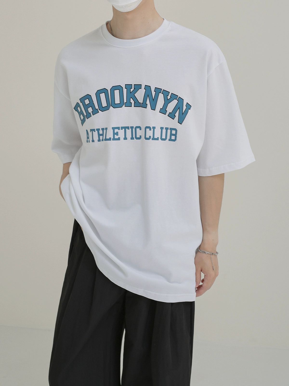 Zhou Brooknyn Athletic Club T-Shirt-korean-fashion-T-Shirt-Zhou's Closet-OH Garments