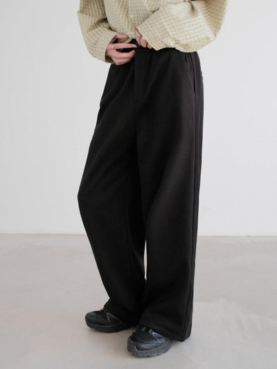 Zhou Buttoned and Gartered Straight Pants-korean-fashion-Pants-Zhou's Closet-OH Garments