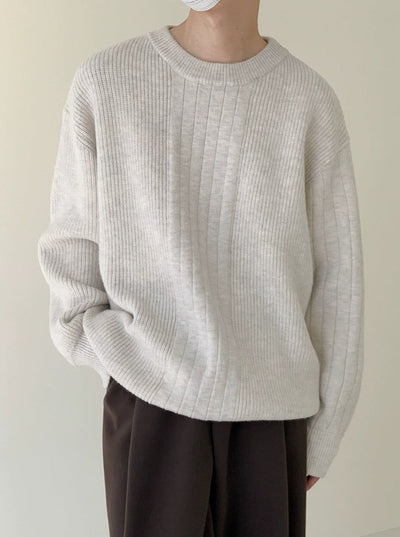 Zhou Casual Lined Detail Sweater-korean-fashion-Sweater-Zhou's Closet-OH Garments