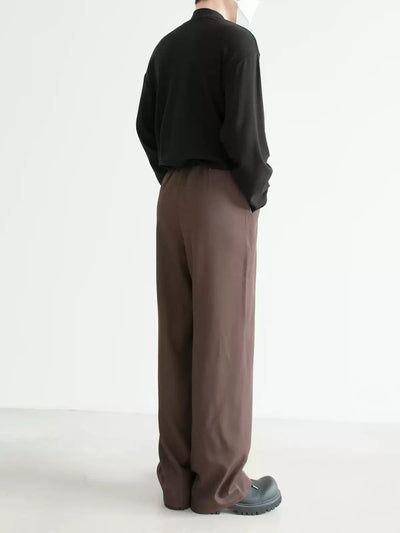 Zhou Casual Mid-Line Trousers-korean-fashion-Trousers-Zhou's Closet-OH Garments