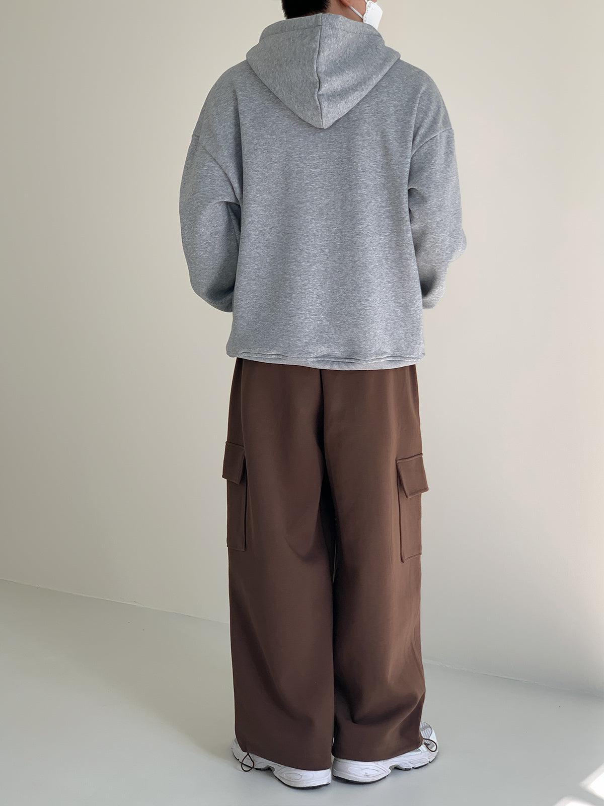 Zhou Casual Multi-Pocket Drawstring Pants-korean-fashion-Pants-Zhou's Closet-OH Garments