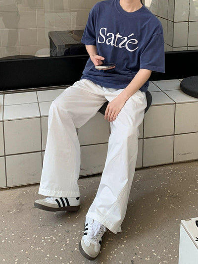 Zhou Casual Solid Straight Pants-korean-fashion-Pants-Zhou's Closet-OH Garments