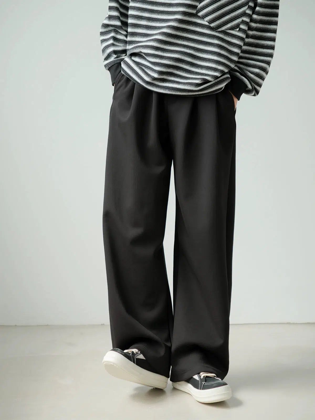 Zhou Casual Stretchy Drawtring Sweatpants-korean-fashion-Pants-Zhou's Closet-OH Garments