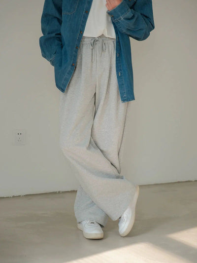 Zhou Casual Stretchy Drawtring Sweatpants-korean-fashion-Pants-Zhou's Closet-OH Garments