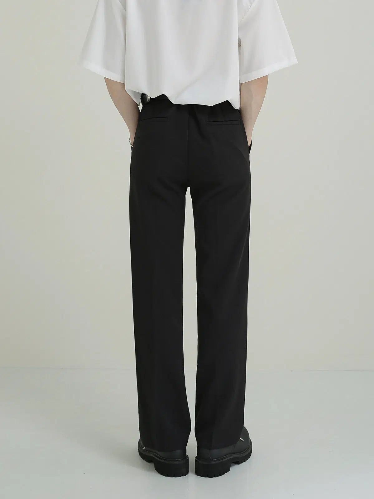 Zhou Center Seam Fit Pants-korean-fashion-Pants-Zhou's Closet-OH Garments