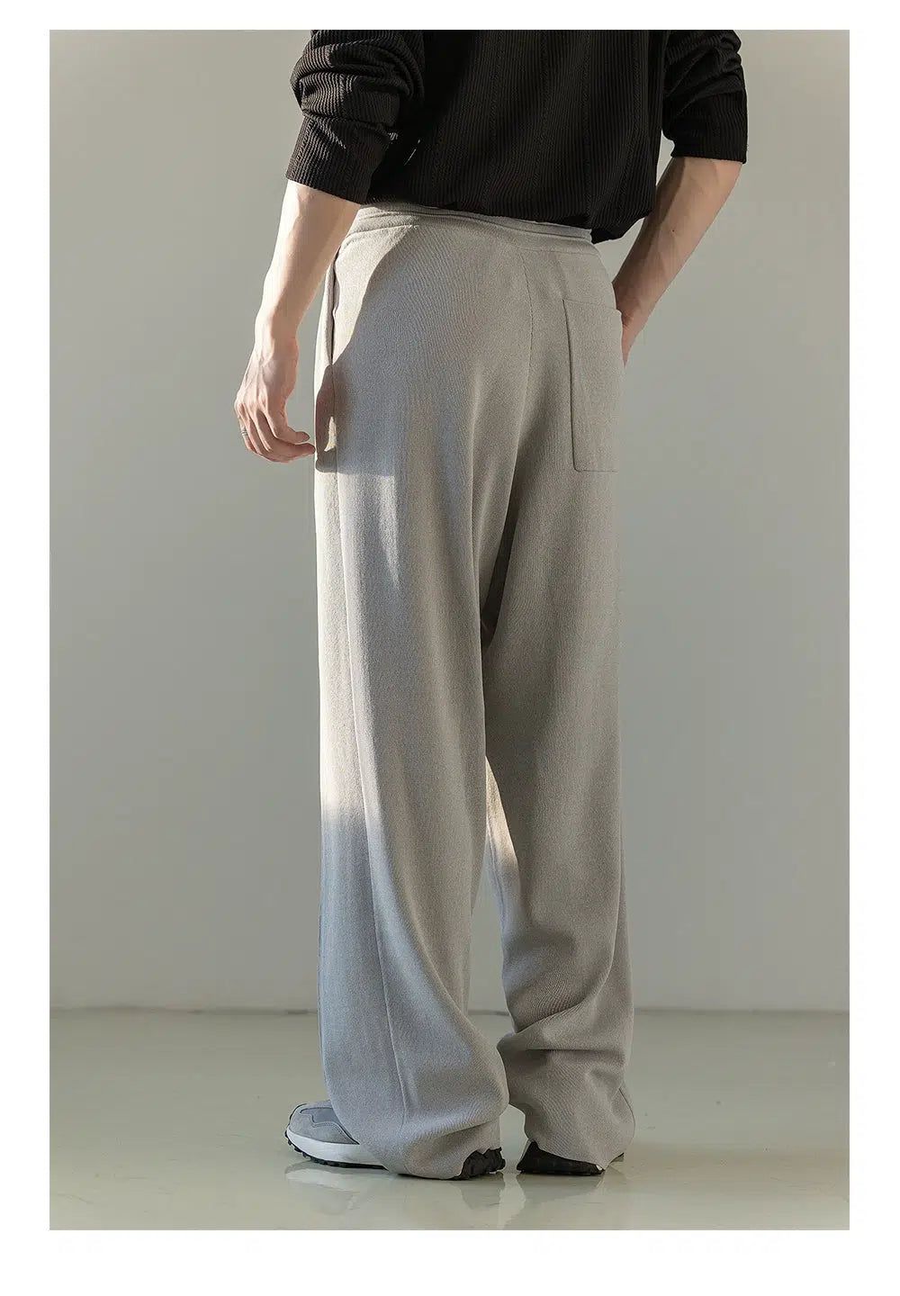 Zhou Central Seam Drawstring Sweatpants-korean-fashion-Pants-Zhou's Closet-OH Garments