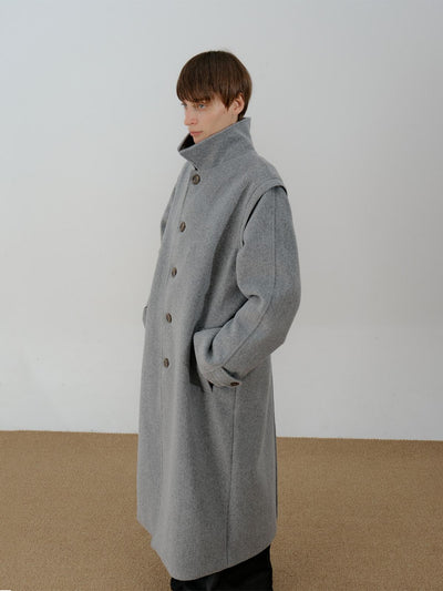 Zhou Chic Structured Long Coat-korean-fashion-Long Coat-Zhou's Closet-OH Garments