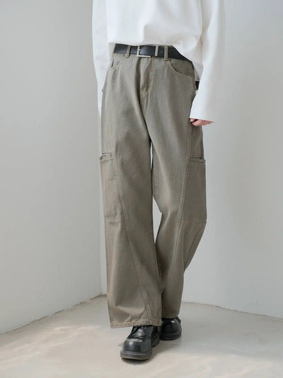 Zhou Classic Side Pocket Cargo Pants-korean-fashion-Pants-Zhou's Closet-OH Garments