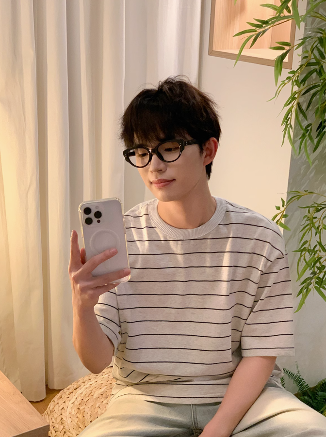 Zhou Classic Striped T-Shirt-korean-fashion-T-Shirt-Zhou's Closet-OH Garments