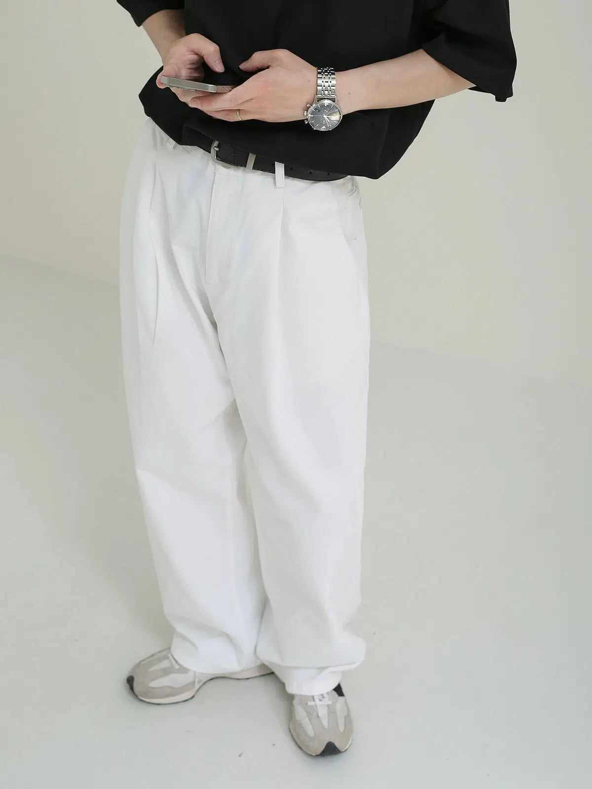 Zhou Clean Fit Straight Pants-korean-fashion-Pants-Zhou's Closet-OH Garments