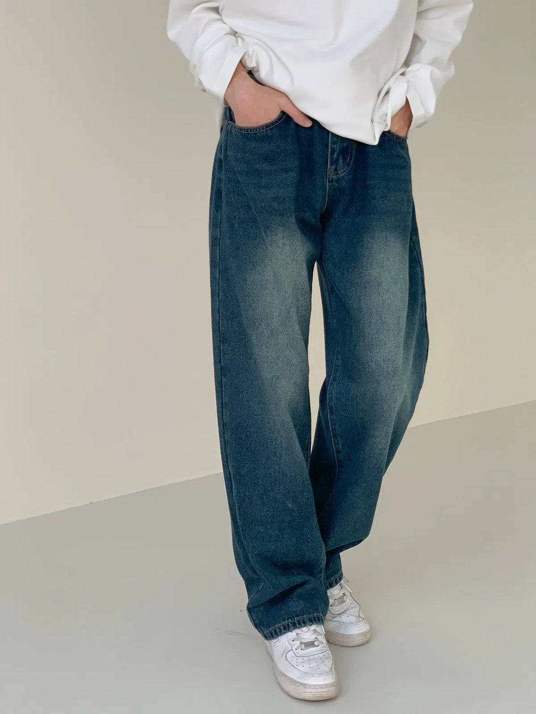 パンツ Ohotoro Curved Tucked Jeans long m curve tucked jeans | OHOTORO