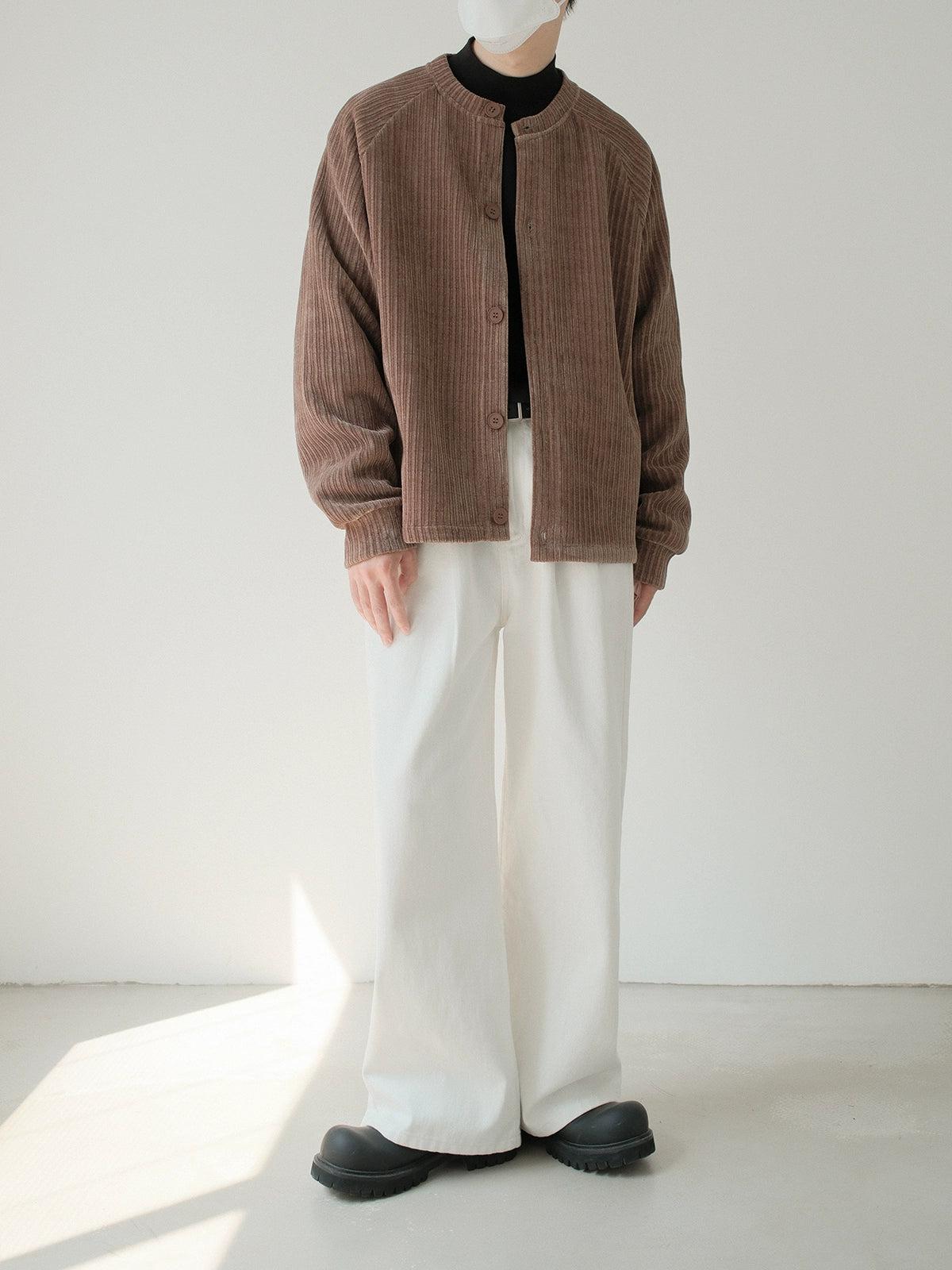 Zhou Corduroy Buttoned Cardigan-korean-fashion-Cardigan-Zhou's Closet-OH Garments