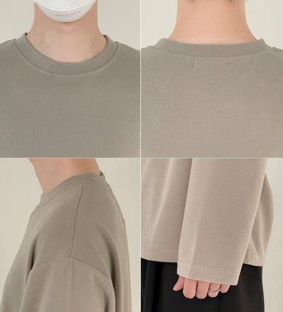 Zhou Drapey Fit Longsleeve T-Shirt-korean-fashion-T-Shirt-Zhou's Closet-OH Garments