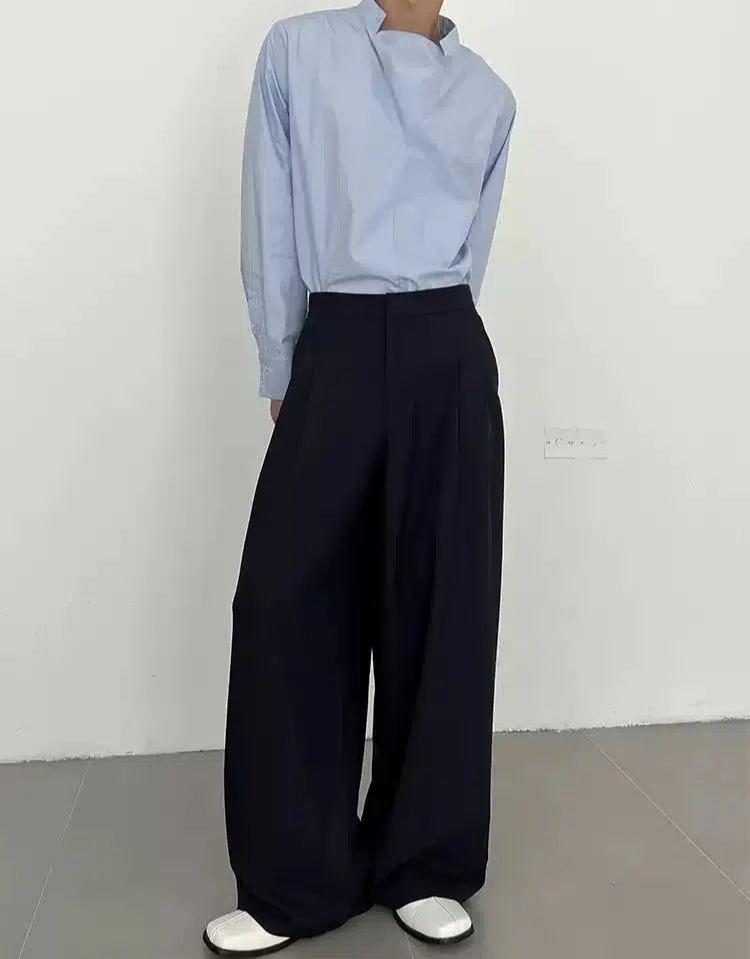 Zhou Drapey Flow Wide Pants-korean-fashion-Pants-Zhou's Closet-OH Garments