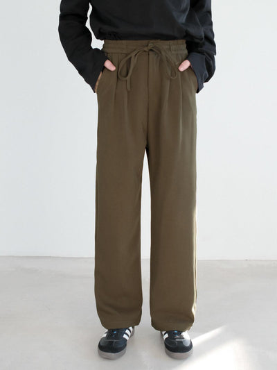 Zhou Drawstring Comfty Minimal Pants-korean-fashion-Pants-Zhou's Closet-OH Garments