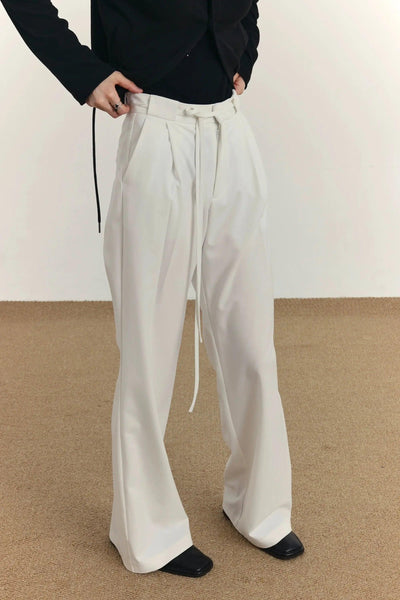 Zhou Drawstring Comfty Style Pants-korean-fashion-Pants-Zhou's Closet-OH Garments