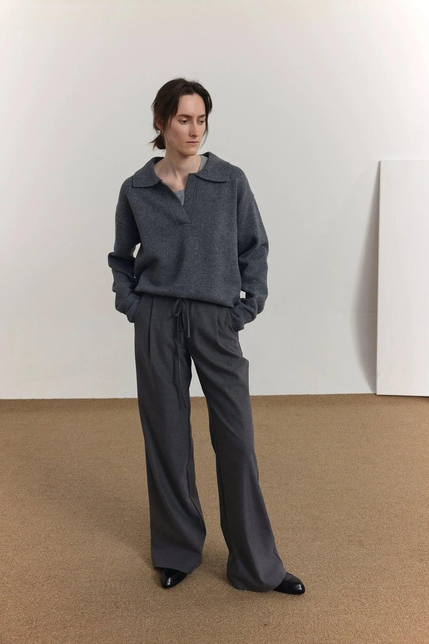 Zhou Drawstring Comfty Style Pants-korean-fashion-Pants-Zhou's Closet-OH Garments