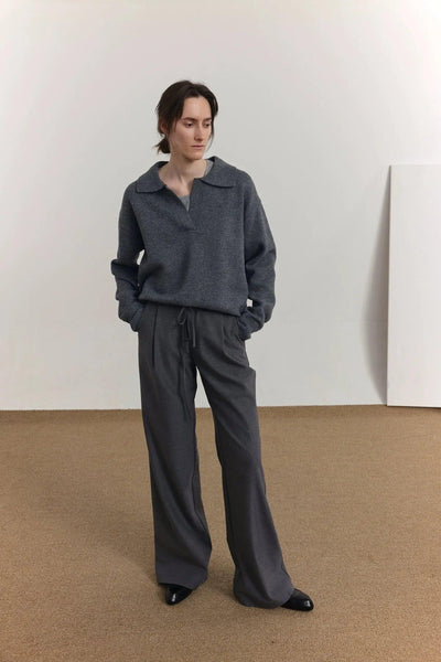 Zhou Drawstring Comfty Style Pants-korean-fashion-Pants-Zhou's Closet-OH Garments