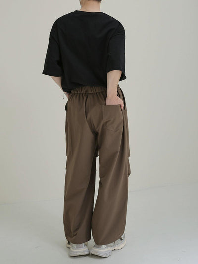 Zhou Drawstring Wide Fit Track Pants-korean-fashion-Pants-Zhou's Closet-OH Garments