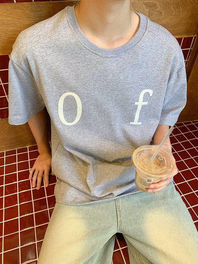 Zhou Drop-Shoulder Loose T-Shirt-korean-fashion-T-Shirt-Zhou's Closet-OH Garments