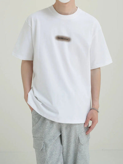 Zhou Economically Print T-Shirt-korean-fashion-T-Shirt-Zhou's Closet-OH Garments