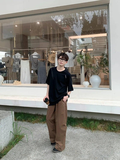 Zhou Embroidered Raglan Sleeve T-Shirt-korean-fashion-T-Shirt-Zhou's Closet-OH Garments