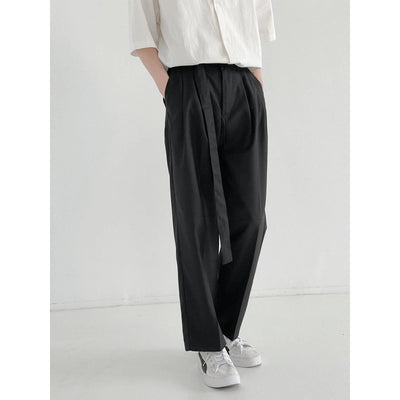 Zhou Essential Long Waistband Trousers-korean-fashion-Pants-Zhou's Closet-OH Garments