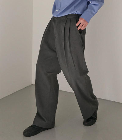 Zhou Essential Office Style Bootcut Trousers-korean-fashion-Pants-Zhou's Closet-OH Garments