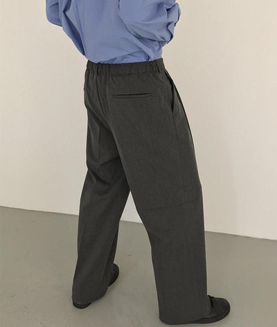 Zhou Essential Office Style Bootcut Trousers-korean-fashion-Pants-Zhou's Closet-OH Garments