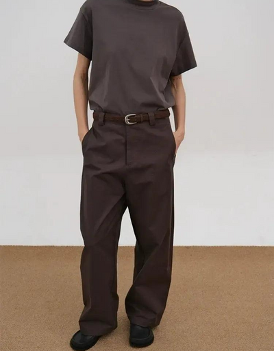 Zhou Essential Slant Pocket Pants-korean-fashion-Pants-Zhou's Closet-OH Garments