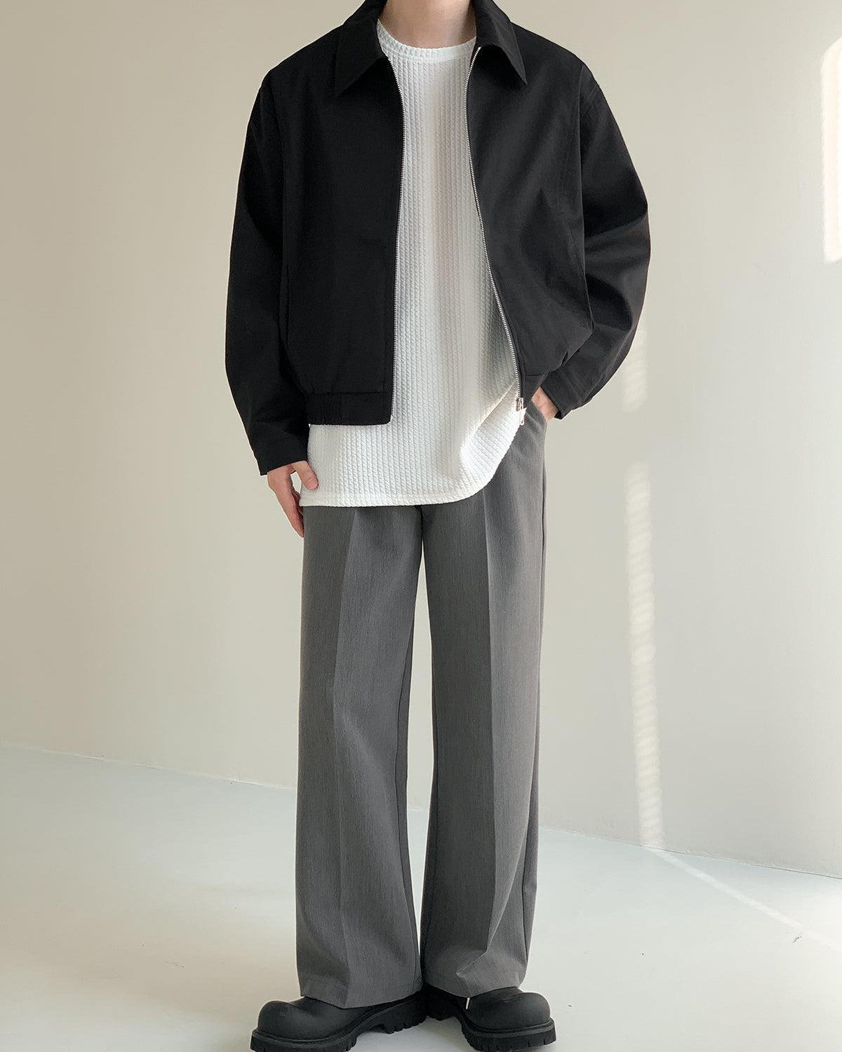 Zhou Executive Lapel Jacket-korean-fashion-Jacket-Zhou's Closet-OH Garments
