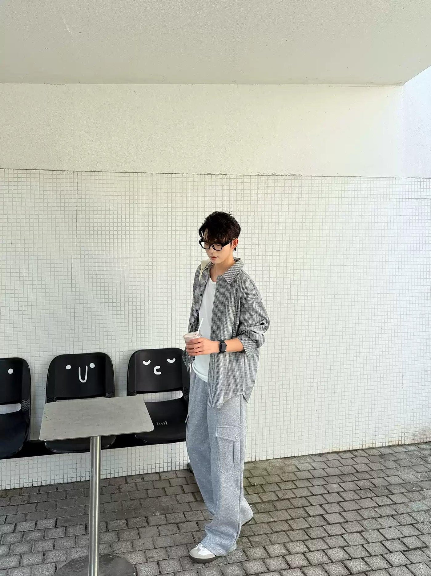 Zhou Flap Pocket Cozy Sweatpants-korean-fashion-Pants-Zhou's Closet-OH Garments