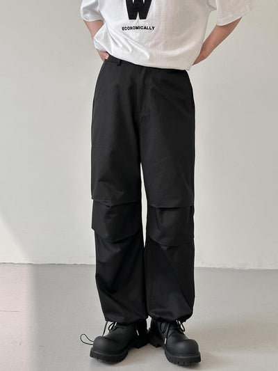 Zhou Fold Pleated Parachute Pants-korean-fashion-Pants-Zhou's Closet-OH Garments