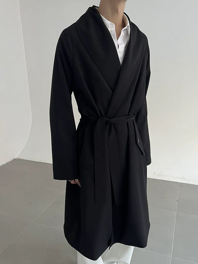 Zhou Front Pocket Trench Coat-korean-fashion-Long Coat-Zhou's Closet-OH Garments