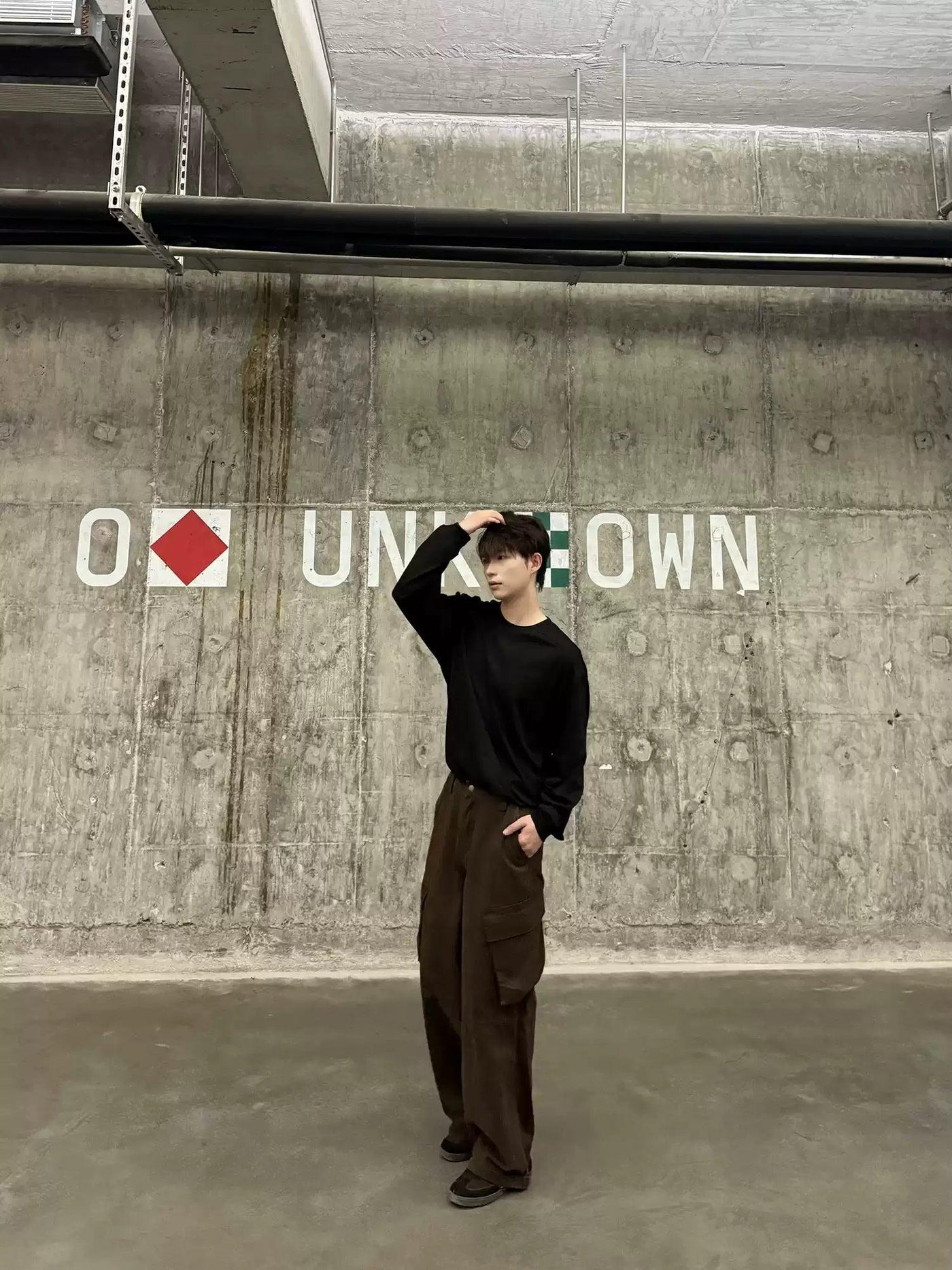 Zhou Functional Relax Fit Cargo Pants-korean-fashion-Pants-Zhou's Closet-OH Garments