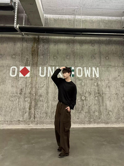 Zhou Functional Relax Fit Cargo Pants-korean-fashion-Pants-Zhou's Closet-OH Garments