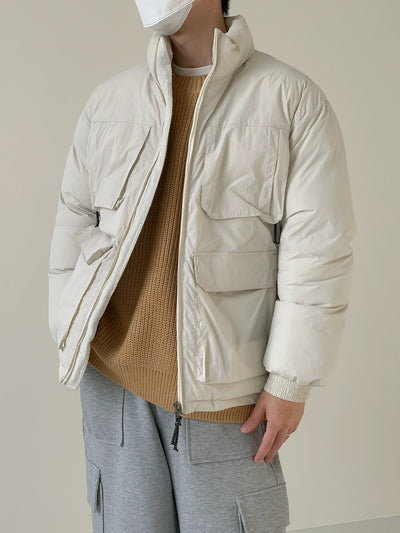 Zhou Functional Style Puffer Jacket-korean-fashion-Jacket-Zhou's Closet-OH Garments