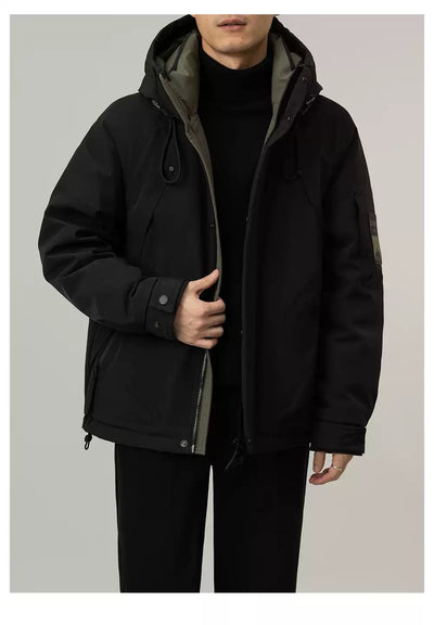 Zhou Funtional Hooded Down Jacket-korean-fashion-Jacket-Zhou's Closet-OH Garments