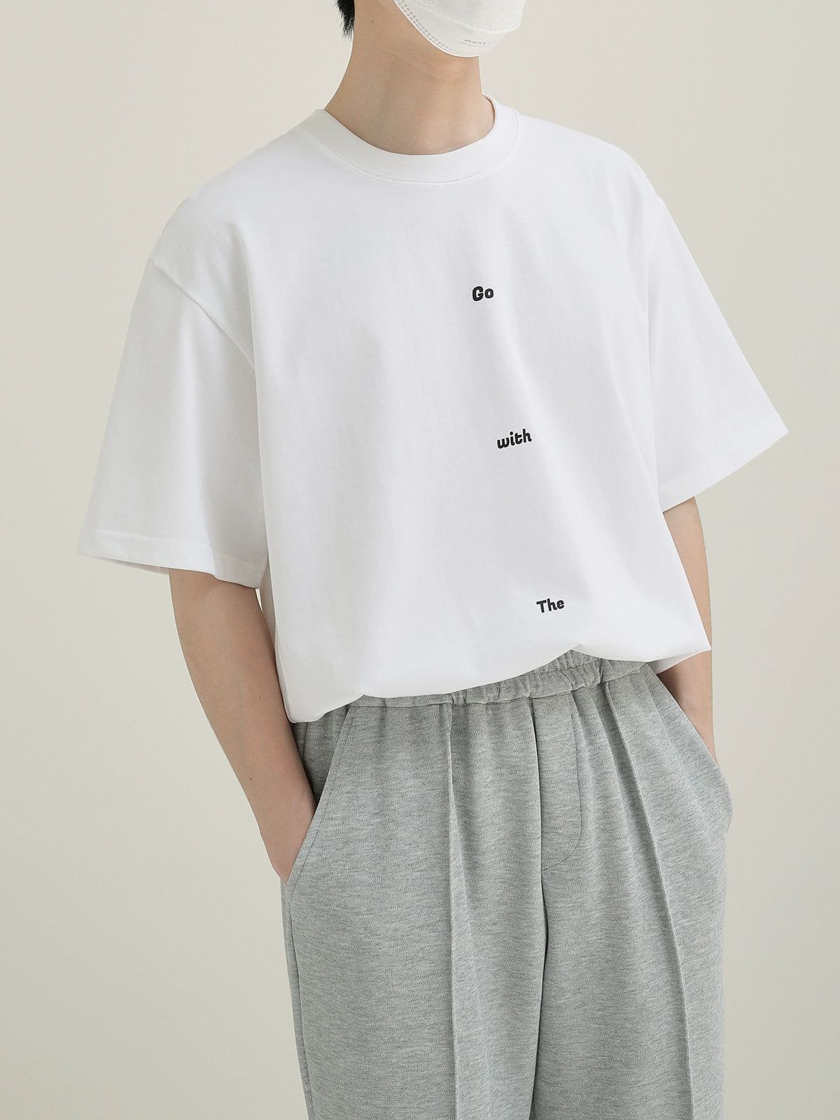 Zhou Go With The Flow T-Shirt-korean-fashion-T-Shirt-Zhou's Closet-OH Garments
