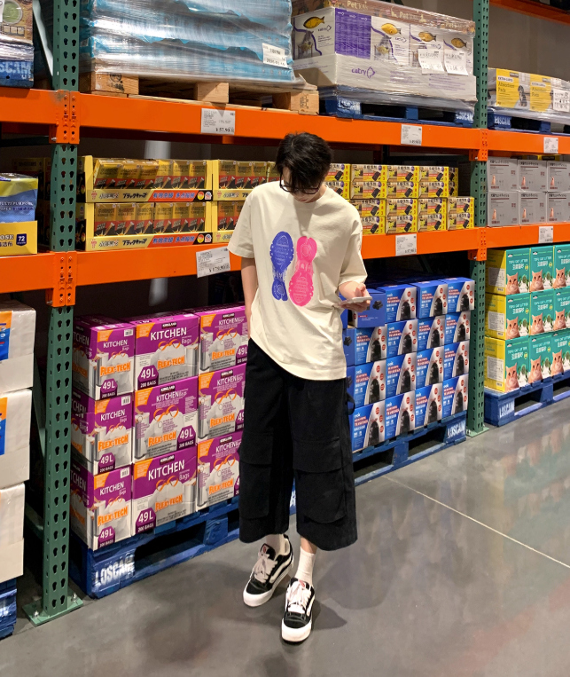 Zhou Graphic Print T-Shirt-korean-fashion-T-Shirt-Zhou's Closet-OH Garments