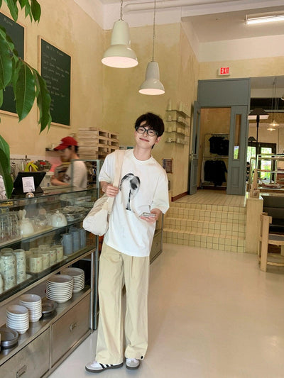 Zhou Graphic Print T-Shirt-korean-fashion-T-Shirt-Zhou's Closet-OH Garments