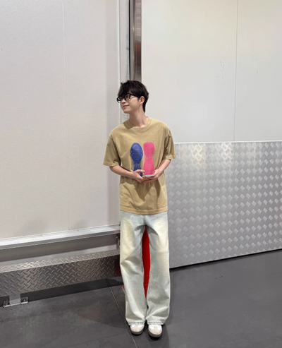 Zhou Graphic Print T-Shirt-korean-fashion-T-Shirt-Zhou's Closet-OH Garments