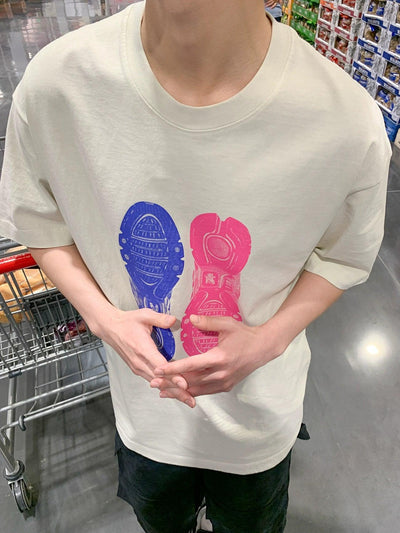 Zhou Graphic Print T-Shirt-korean-fashion-T-Shirt-Zhou's Closet-OH Garments