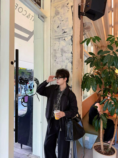 Zhou Harrington Full-Zip Jacket-korean-fashion-Jacket-Zhou's Closet-OH Garments