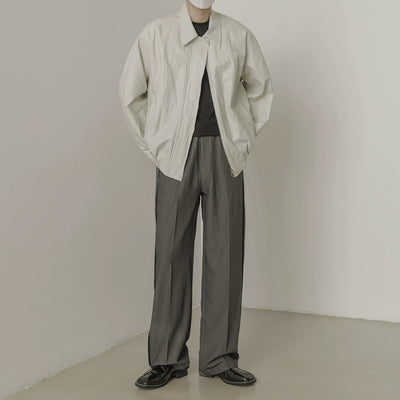 Zhou Heavy Cracked Texture Jacket-korean-fashion-Jacket-Zhou's Closet-OH Garments